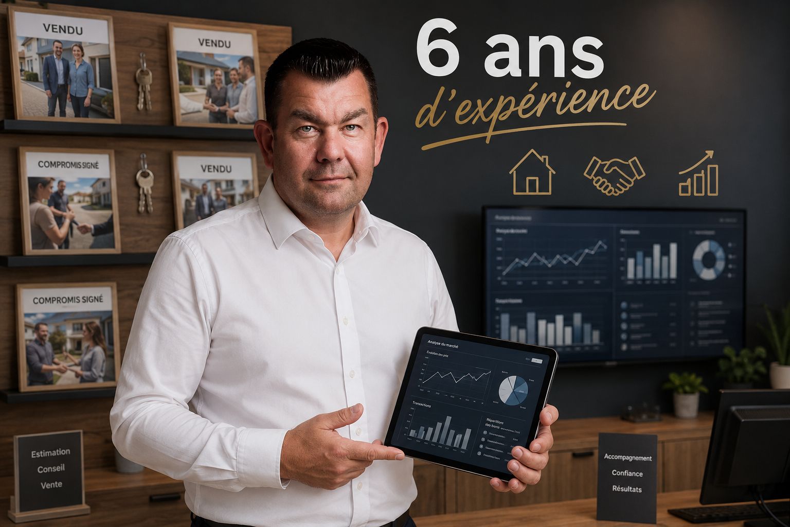 Six ans d'expérience en immobilier à Carvin